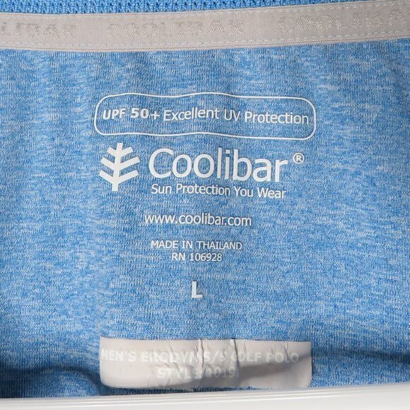 Coolibar Men’s Erodym‎ Short Sleeve Golf Polo - Picture 7 of 9